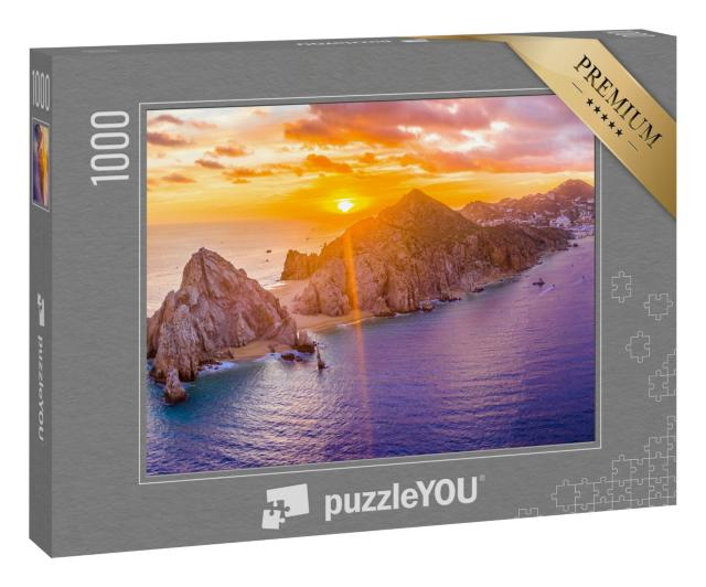 Puzzle 1000 Teile „Yachthafen von Cabo San Lucas am Lands End, Mexiko“