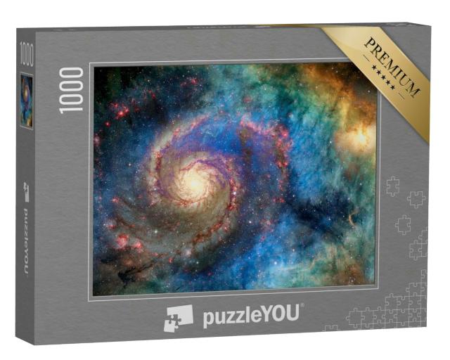 Puzzle 1000 Teile „Beeindruckende Spiralgalaxie viele Lichtjahre von der Erde entfernt“