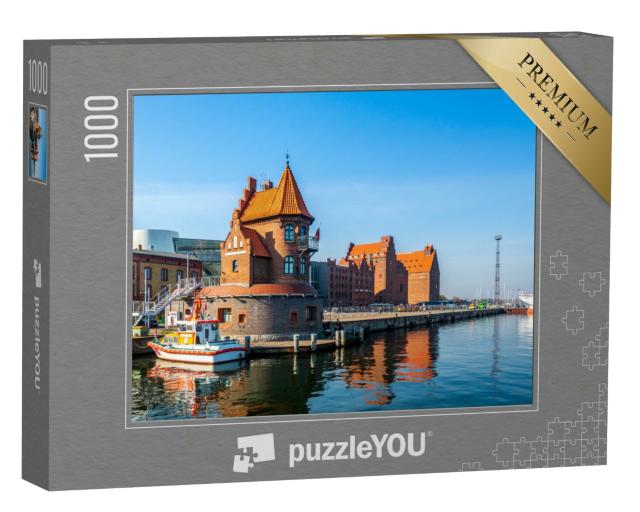 Puzzle 1000 Teile „Yachthafen von Stralsund, Deutschland“