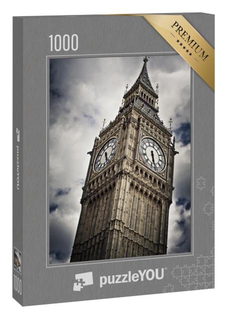 Puzzle 1000 Teile „Stimmungsvolle Aufnahme des Big Ben, London, England“
