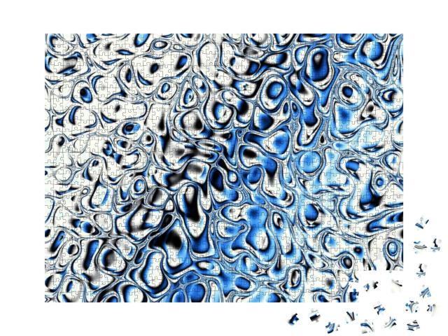 Puzzle 1000 Teile „Digitale Kunst abstrakte Muster“