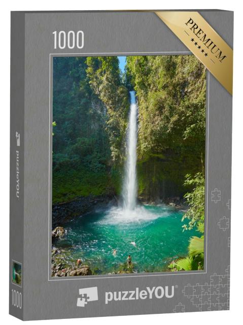Puzzle 1000 Teile „La Fortuna Wasserfall, Costa Rica, Mittelamerika“