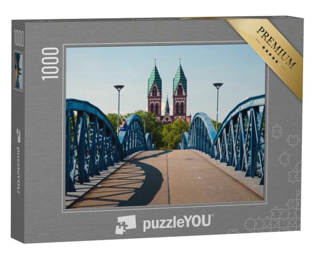 Puzzle 1000 Teile „Herz Jesu Kirche, Freiburg, Deutschland“