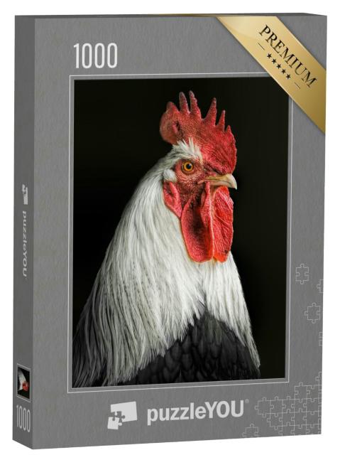 Puzzle 1000 Teile „Porträt eines Hahnes“