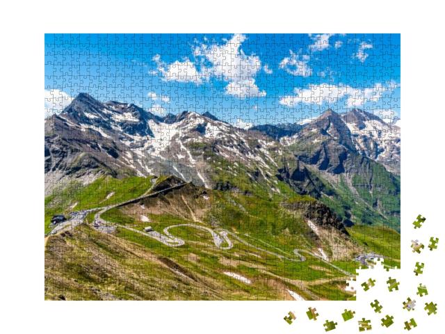 Puzzle 1000 Teile „Hochalpenstraße in den Hohen Tauern, Österreich“