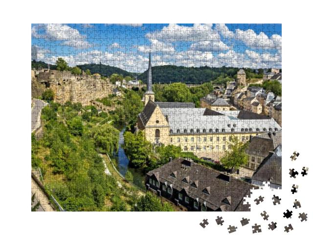 Puzzle 1000 Teile „Sonniger Sommertag in Luxemburg“