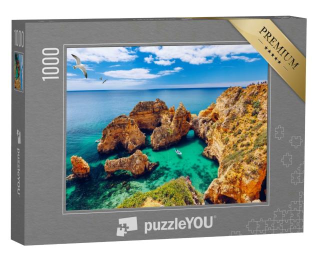 Puzzle 1000 Teile „Felsformation Ponta da Piedade, Algarve-Region, Portugal“
