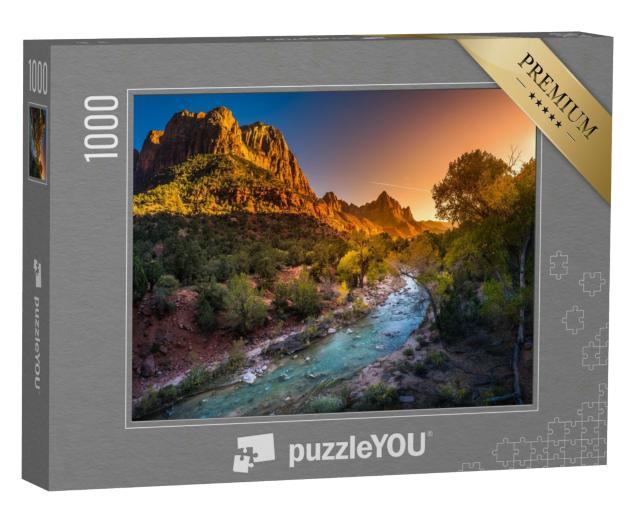 Puzzle 1000 Teile „Herbst im Zion National Park, Utah, USA“