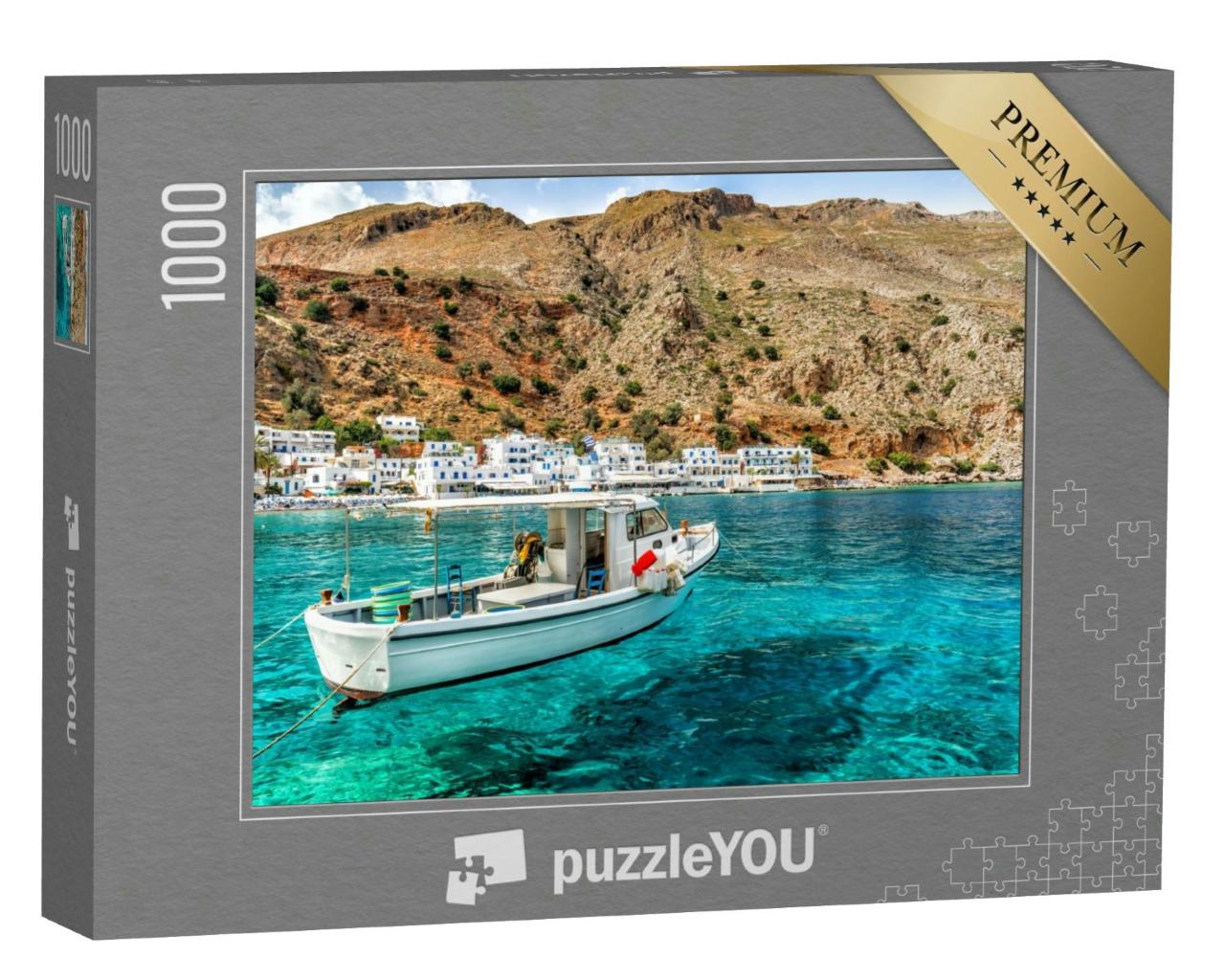 Puzzle 1000 Teile „Griechenland, Kreta, Loutro“