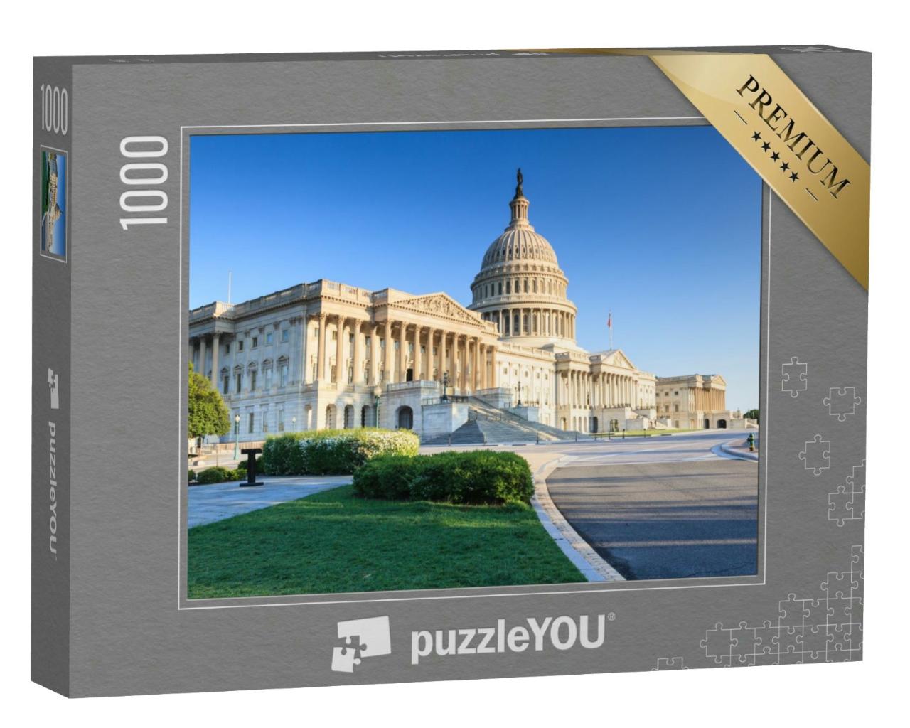Puzzle 1000 Teile „Capitol in Washington, DC, USA im Frühling“