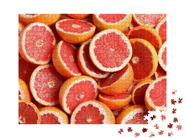 Puzzle 1000 Teile „Frische Grapefruits“