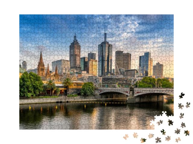 Puzzle 1000 Teile „Melbourne CBD“
