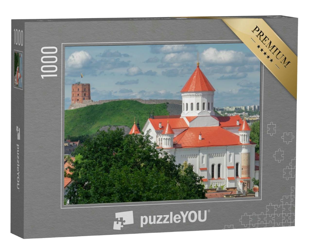 Puzzle 1000 Teile „Altstadt von Vilnius mit Kathedrale der Theotokos“