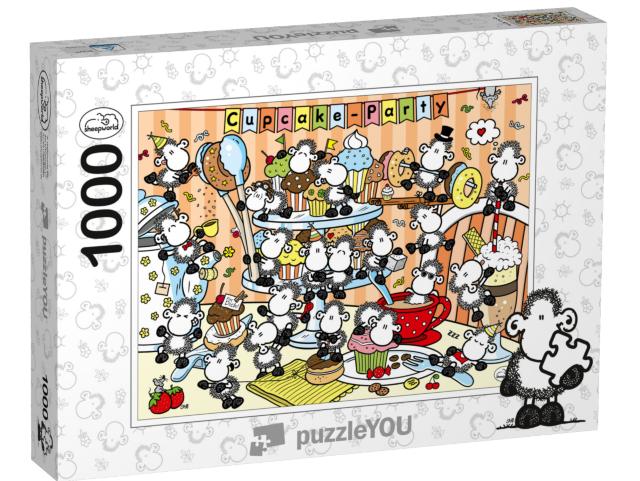 Puzzle 1000 Teile „sheepworld Cupcake-Party“