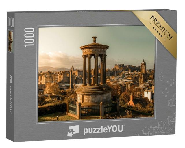 Puzzle 1000 Teile „Sonniger Herbsttag, Edinburgh“