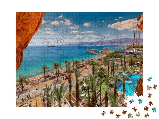 Puzzle 1000 Teile „Sommer am Strand von Eilat, Israel“
