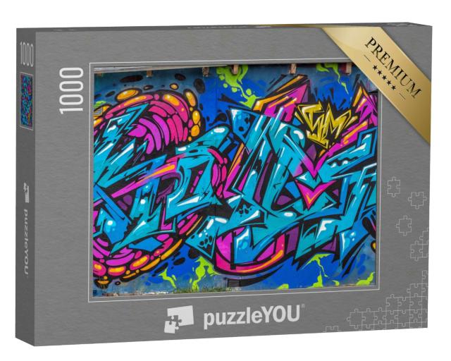 Puzzle 1000 Teile „Street Art: Abstrakte Zeichnungen im Graffiti-Style“