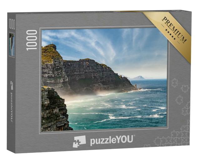 Puzzle 1000 Teile „Dramatische Wolken: Kap der guten Hoffnung, Südafrika“