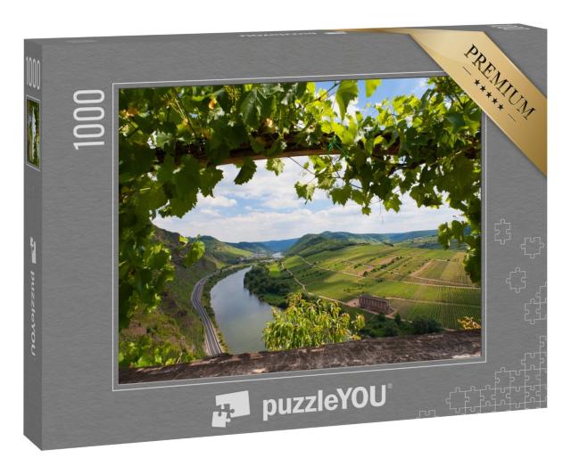 Puzzle 1000 Teile „Panoramablick auf das Moseltal in Deutschland“