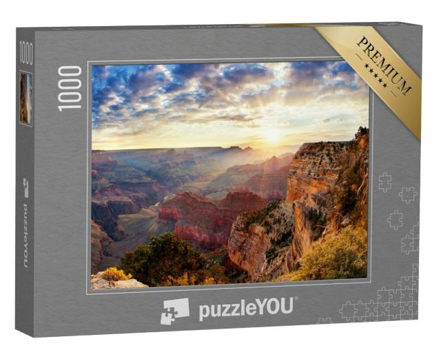 Puzzle 1000 Teile „Sonnenaufgang am Grand Canyon“