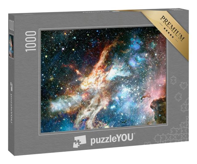 Puzzle 1000 Teile „Unendliches Universum: Elemente dieses Bildes von der NASA“