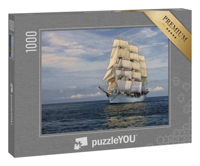 Puzzle 1000 Teile „Wunderschönes Segelschiff unter vollen Segeln“