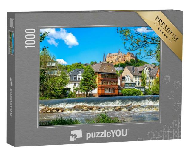 Puzzle 1000 Teile „Marburg an der Lahn, Altstadt, Deutschland“