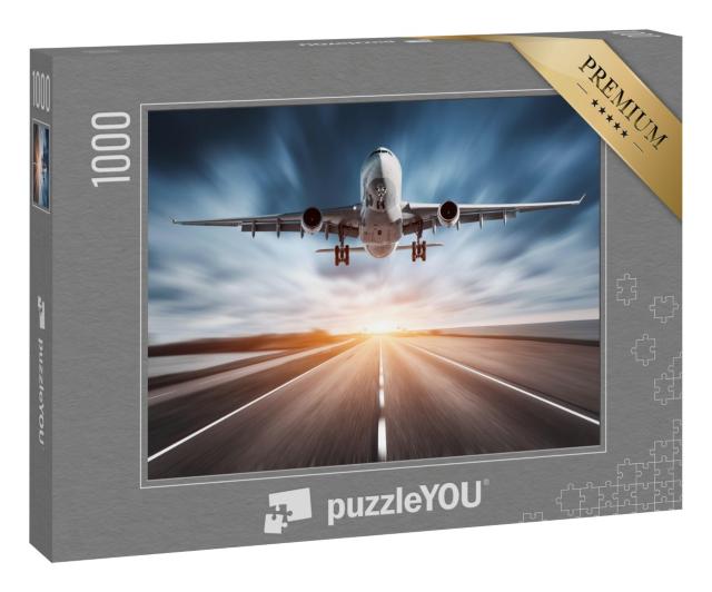 Puzzle 1000 Teile „Flugzeug beim Start“