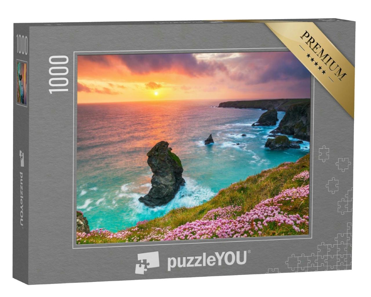 Puzzle 1000 Teile „Beruthan Steps, Nord-Cornwall, Großbritannien“