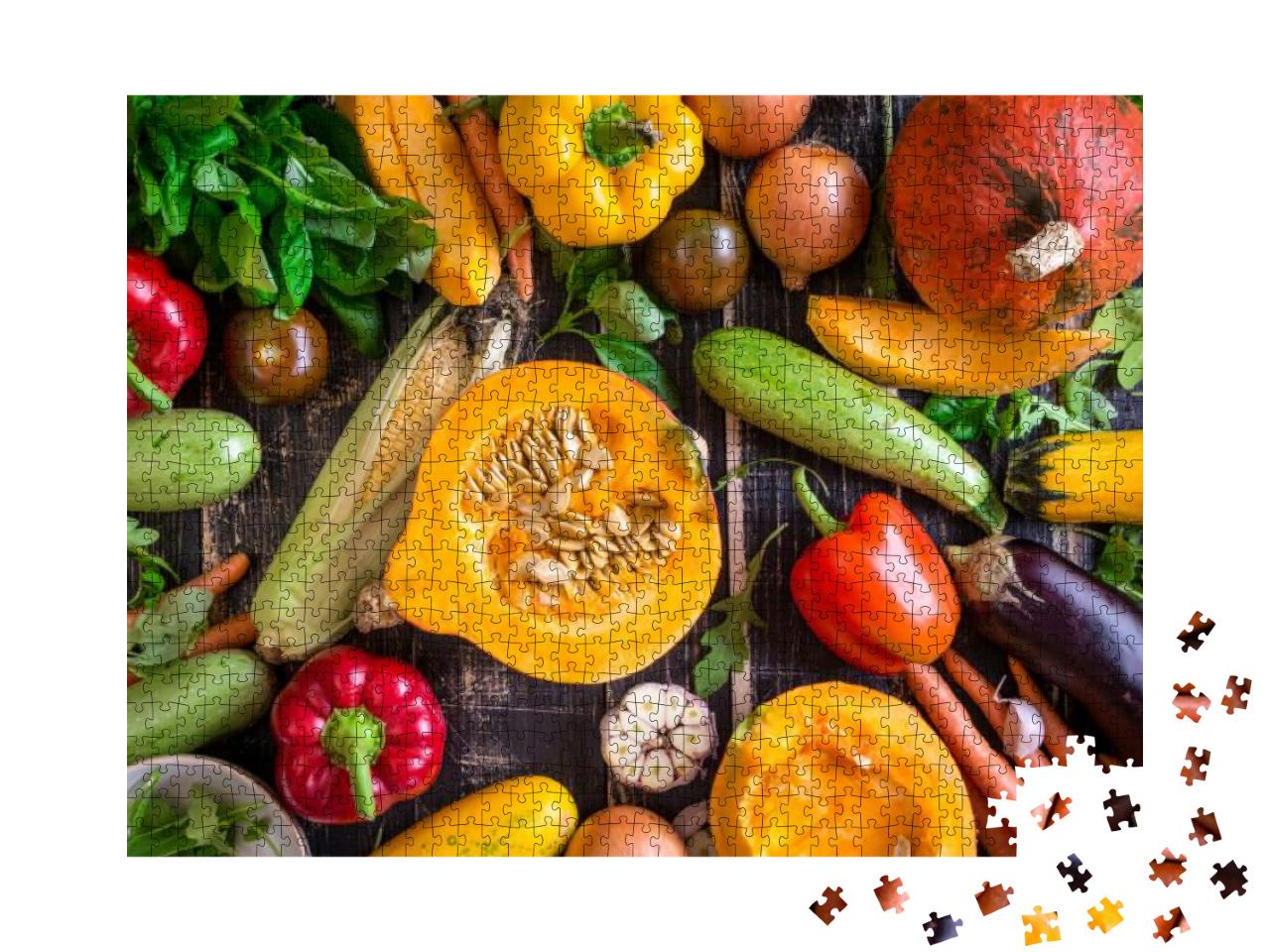 Puzzle 1000 Teile „Knackig frisches Gemüse“