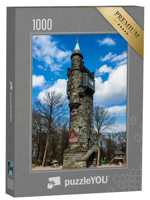 Puzzle 1000 Teile „Von-der-Heydt-Turm in Wuppertal, Deutschland“
