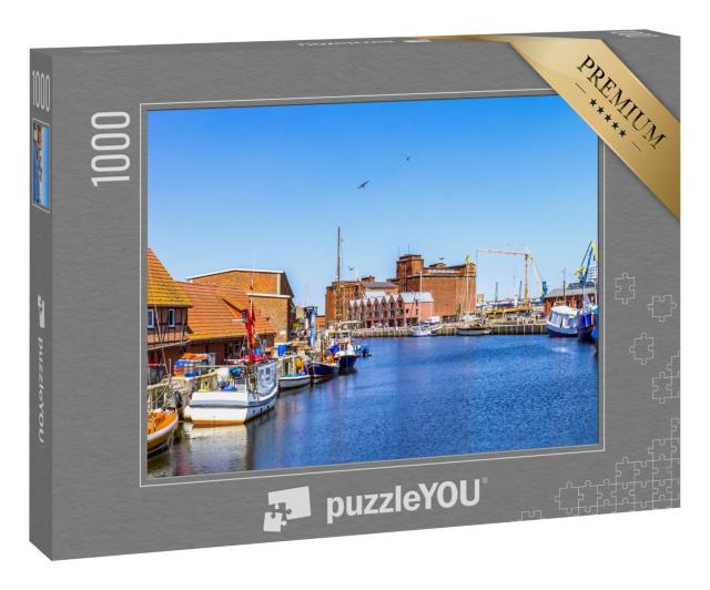 Puzzle 1000 Teile „Hafen von Wismar, Deutschland“