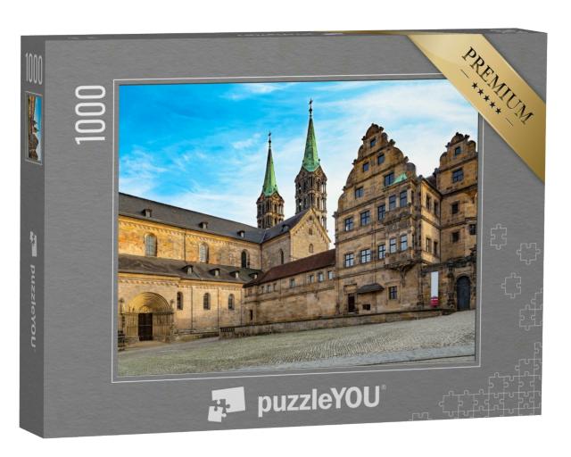 Puzzle 1000 Teile „Blick auf den alten Bamberger Dom, Deutschland“