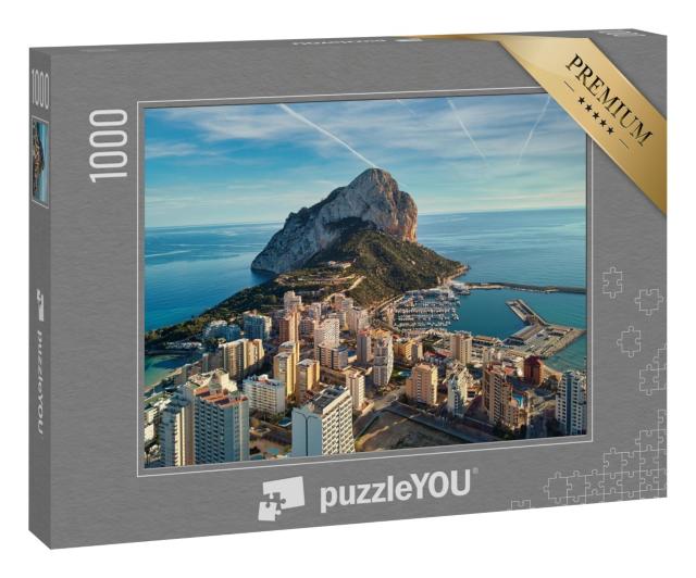 Puzzle 1000 Teile „Calp, Küstenstadt der Provinz Alicante, Spanien“