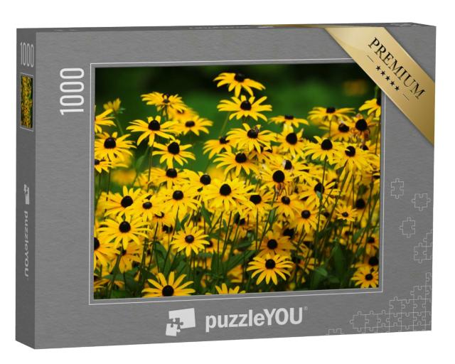 Puzzle 1000 Teile „Schwarzäugige Susanna: Blume“