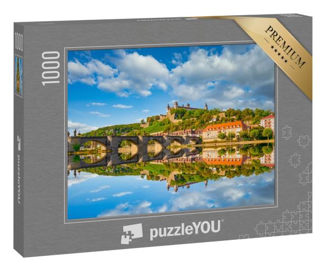 Puzzle 1000 Teile „Festung Marienberg in Würzburg, Deutschland“