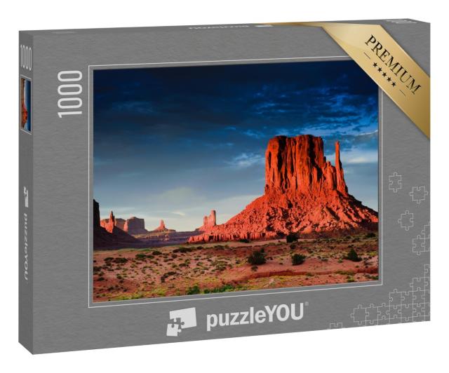 Puzzle 1000 Teile „Monument Valley bei Sonnenuntergang, Utah, USA“