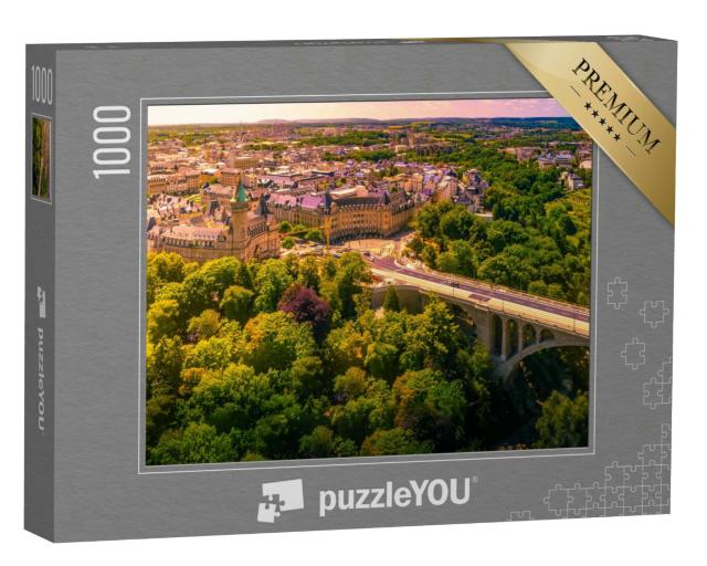 Puzzle 1000 Teile „Panoramablick auf Luxemburg“