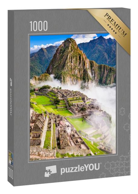 Puzzle 1000 Teile „Ruinenstadt Machu Picchu, Peru“