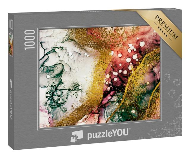 Puzzle 1000 Teile „Transparente Kreativität, abstrakte Wolken-Art“