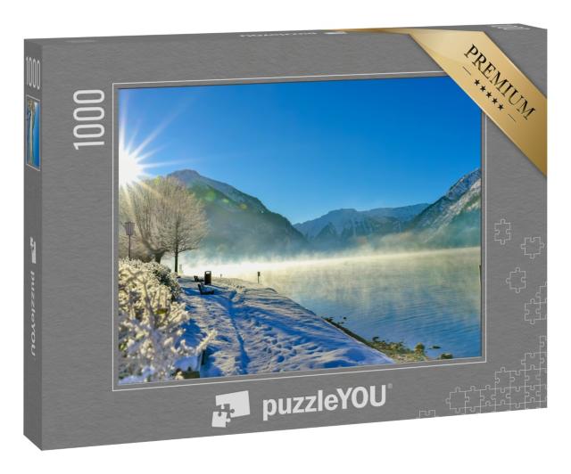 Puzzle 1000 Teile „Wunderschöner Achensee im Sonnenaufgang, Österreich“