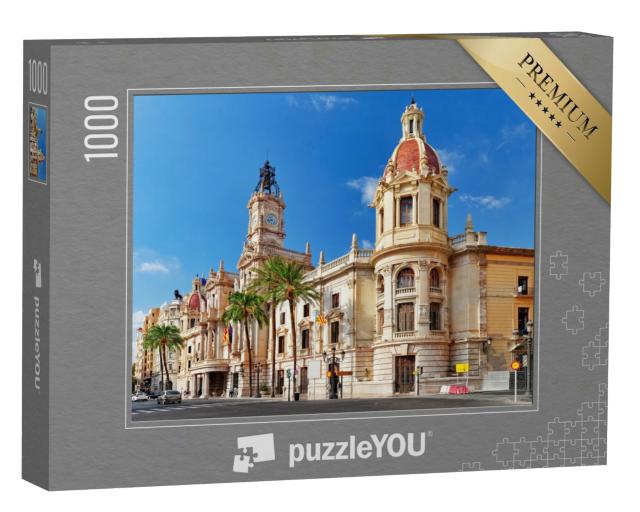 Puzzle 1000 Teile „Ansicht von Valencia, Spanien“