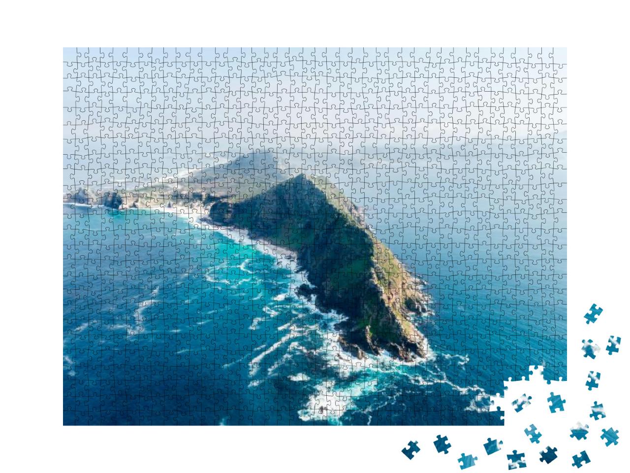 Puzzle 1000 Teile „Cape Point und Kap der guten Hoffnung, Südafrika, Luftaufnahme“