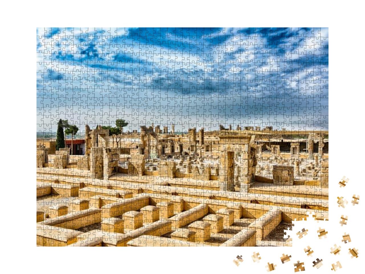 Puzzle 1000 Teile „Persepolis im Iran: Hauptstadt der Achämeniden, altes Persien“